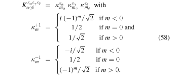 Equation (58)