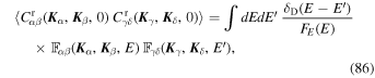 Equation (86)