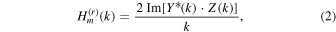 Equation (2)