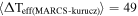 $\langle {\rm{\Delta }}{{\rm{T}}}_{\mathrm{eff}(\mathrm{MARCS} \mbox{-} \mathrm{kurucz})}\rangle =49$
