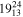 ${19}_{13}^{24}$