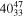 ${40}_{33}^{47}$