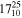 ${17}_{10}^{25}$