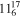 ${11}_{6}^{17}$