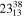 ${23}_{13}^{38}$