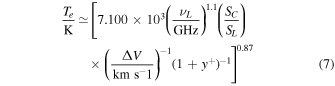 Equation (7)
