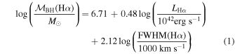 Equation (1)
