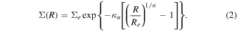 Equation (2)