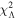 ${\chi }_{{\rm{\Lambda }}}^{2}$