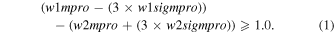 Equation (1)