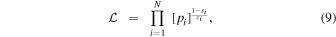 Equation (9)