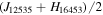 $({J}_{12535}+{H}_{16453})/2$
