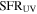 ${\mathrm{SFR}}_{\mathrm{UV}}$