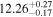 ${12.26}_{-0.17}^{+0.27}$