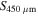 ${S}_{450\mu {\rm{m}}}$
