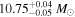 ${10.75}_{-0.05}^{+0.04}\,{M}_{\odot }$
