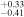 ${}_{-0.41}^{+0.33}$