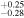 ${}_{-0.28}^{+0.25}$