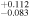 ${}_{-0.083}^{+0.112}$