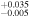 ${}_{-0.005}^{+0.035}$