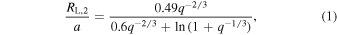 Equation (1)