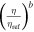 ${\left(\tfrac{\eta }{{\eta }_{\mathrm{ref}}}\right)}^{b}$