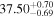 ${37.50}_{-0.69}^{+0.70}$