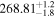 ${268.81}_{-1.8}^{+1.2}$