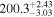 ${200.3}_{-3.03}^{+2.43}$