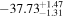 $-{37.73}_{-1.31}^{+1.47}$