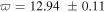 $\varpi =12.94\,\pm 0.11$