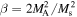$\beta =2{M}_{{\rm{A}}}^{2}/{M}_{{\rm{s}}}^{2}$