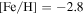 ${\rm{[Fe/H]}}=-2.8$