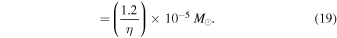 Equation (19)