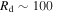 ${R}_{{\rm{d}}}\sim 100\,$