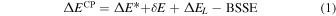 Equation (1)
