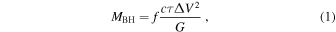 Equation (1)
