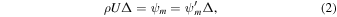 Equation (2)