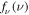 ${f}_{\nu }\left(\nu \right)$