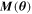 ${\boldsymbol{M}}\left({\boldsymbol{\theta }}\right)$