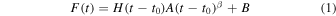 Equation (1)
