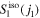 ${S}_{1}^{\mathrm{iso}}({j}_{1})$