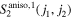 ${S}_{2}^{\mathrm{aniso},1}({j}_{1},{j}_{2})$