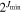 ${2}^{{J}_{\min }}$