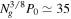 ${N}_{g}^{3/8}{P}_{0}\simeq 35$