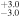 ${}_{-3.0}^{+3.0}$