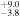 ${}_{-3.8}^{+9.0}$