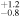 ${}_{-0.8}^{+1.2}$