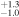 ${}_{-1.0}^{+1.3}$
