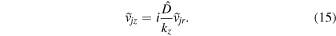 Equation (15)
